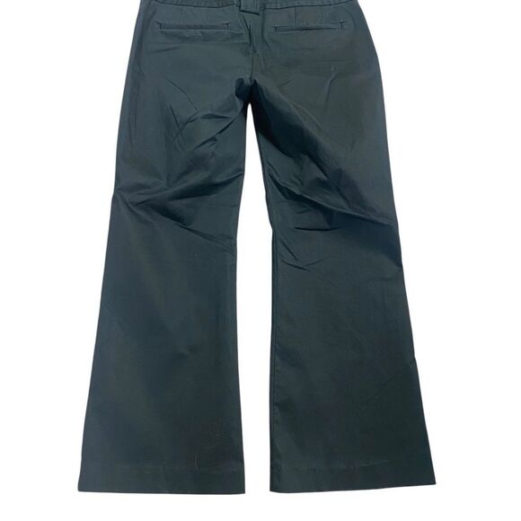 Banana Repulic 6 stretch pants black combed cotton flair cropped - Picture 3 of 6